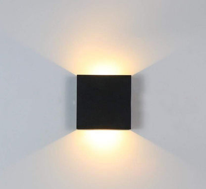 Modern Adjustable Square LED Outdoor Wall Lamp