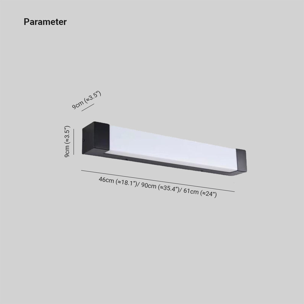 Minimalist Waterproof Linear IP65 Waterproof Outdoor Lamp