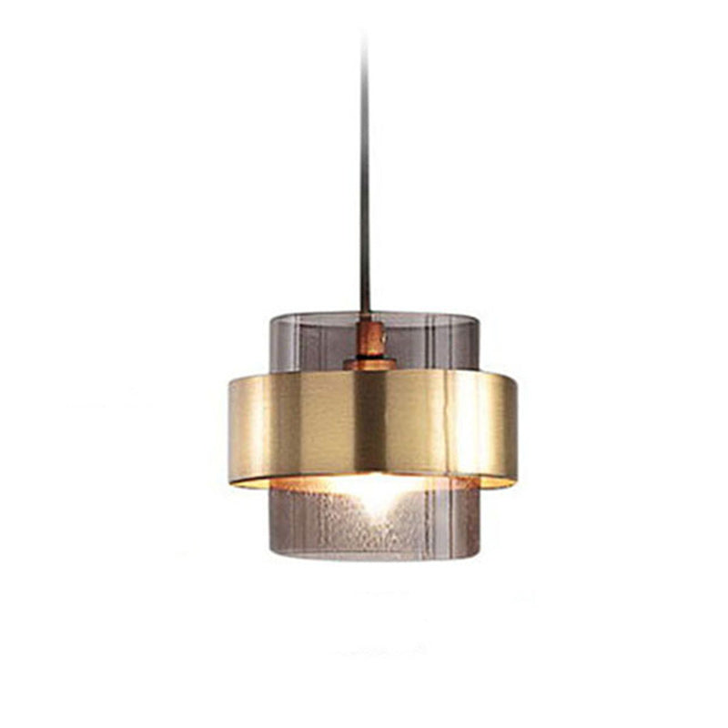 Scandinavian Round Ring Glass Pendant Light