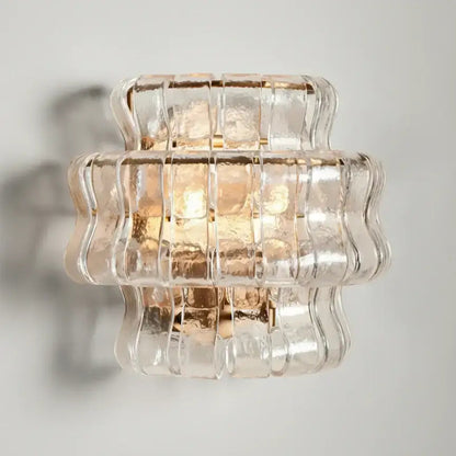 Calla Riviera Fluted Nordic Glass Wall Light