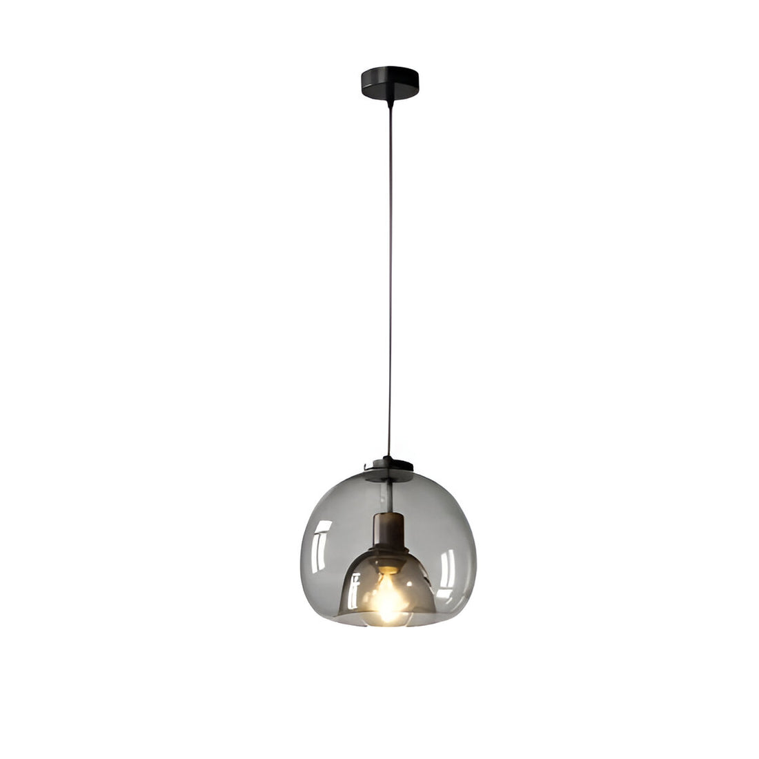 Nordic Minimalist Glass Stone LED Pendant Light