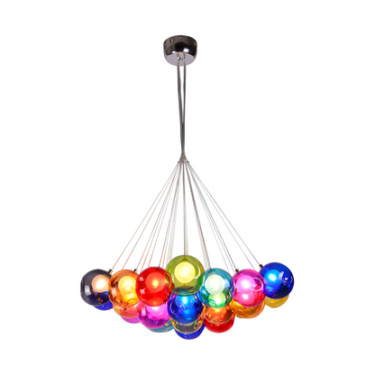 Elaris Aurora Nordic Iron Bubble Glass Ball Chandelier