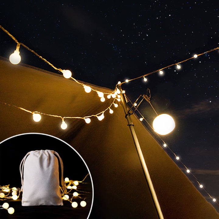 Outdoor LED Luminous Bubble Ball Camping Lamp