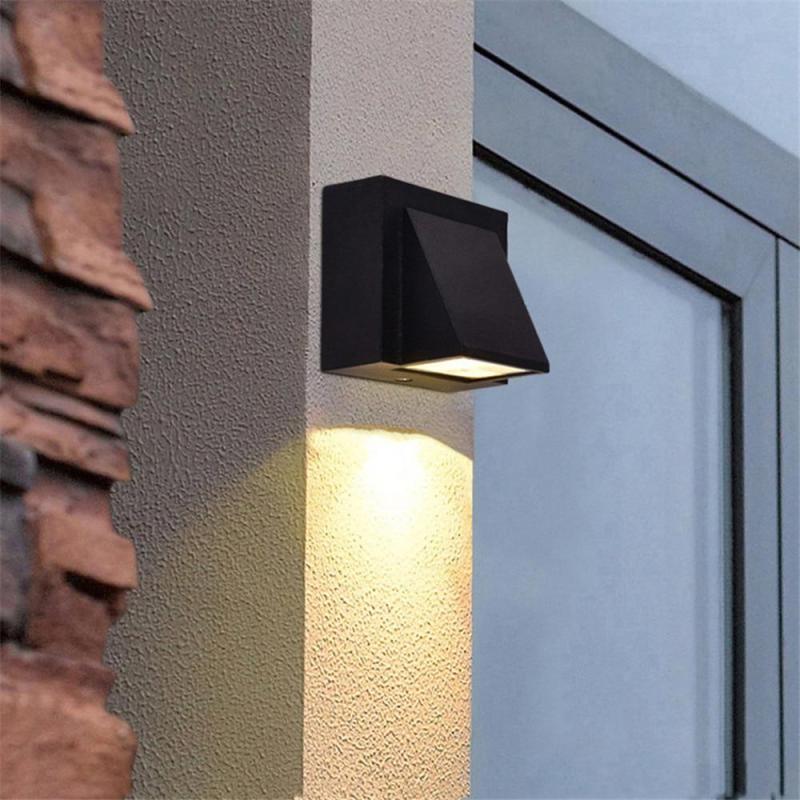 Lámpara de pared exterior LED moderna, duradera y a prueba de agua IP65