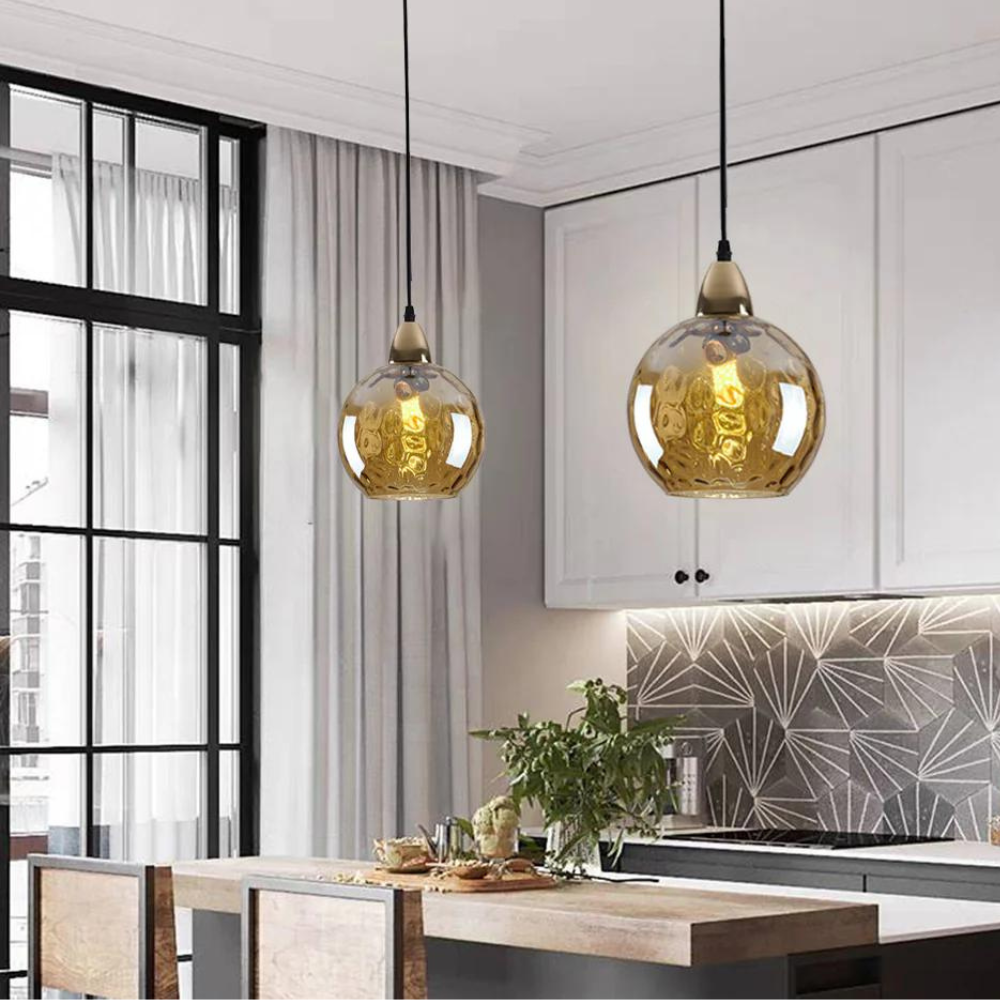 Modern LED Nordic Ceiling Glass Ball Pendant Lamp