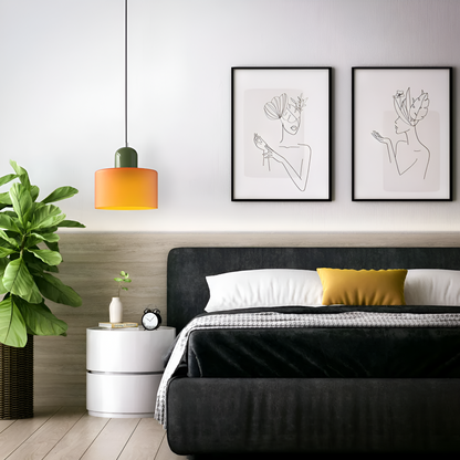 Nordic Glass Shade Pendant Light