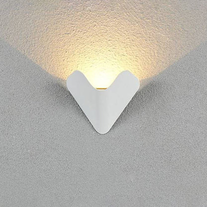 Lampe extérieure triangulaire minimaliste étanche IP65