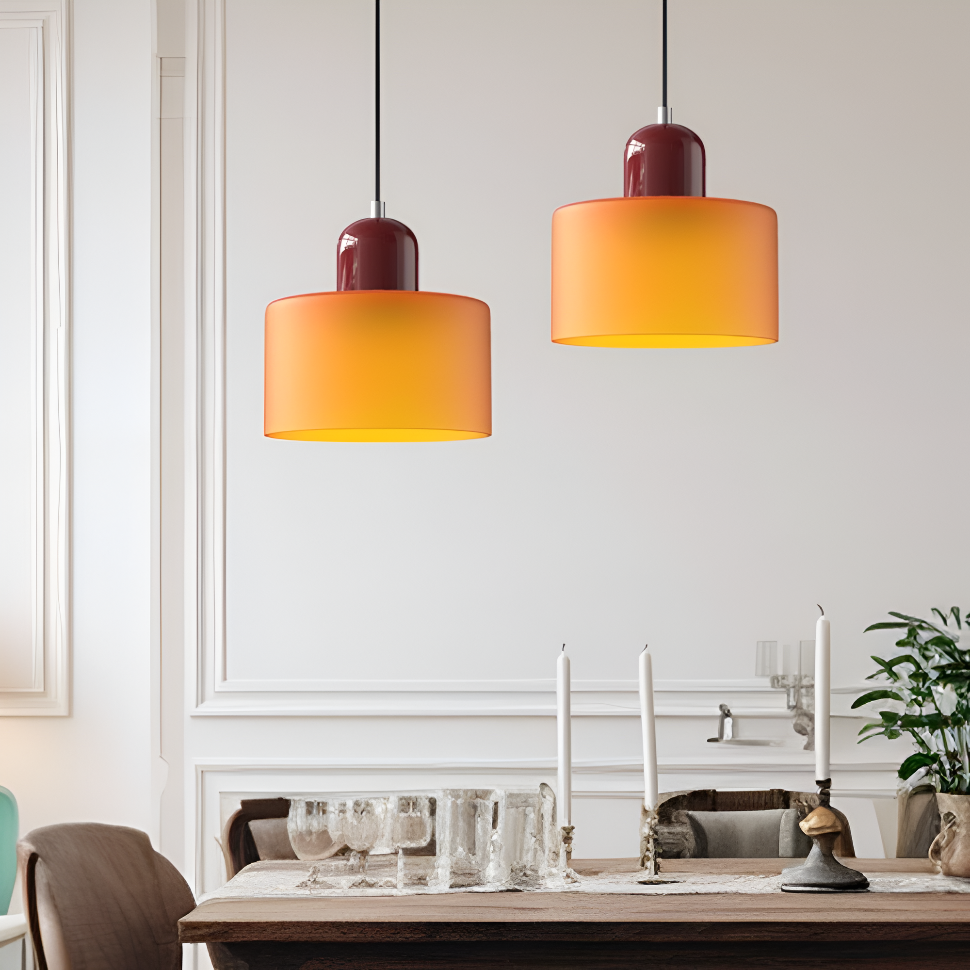 Nordic Glass Shade Pendant Light