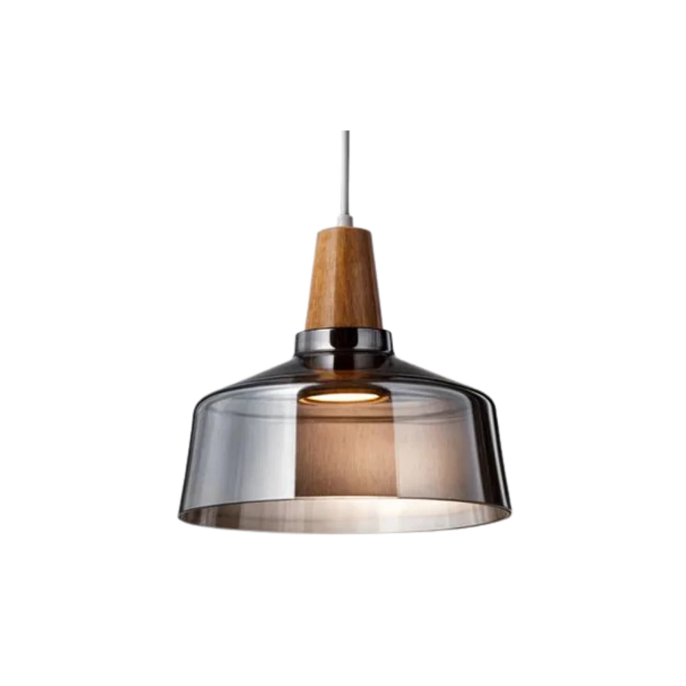 Moderne Loft Industriële Noordse Glazen Hanglamp