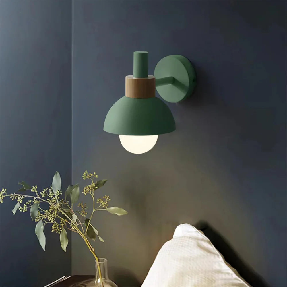 Nordic Macaron Flashlight Wall Lamp