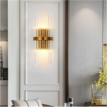 Crystal Gold Wall Lamp