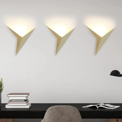 Applique murale moderne en forme de shard triangulaire