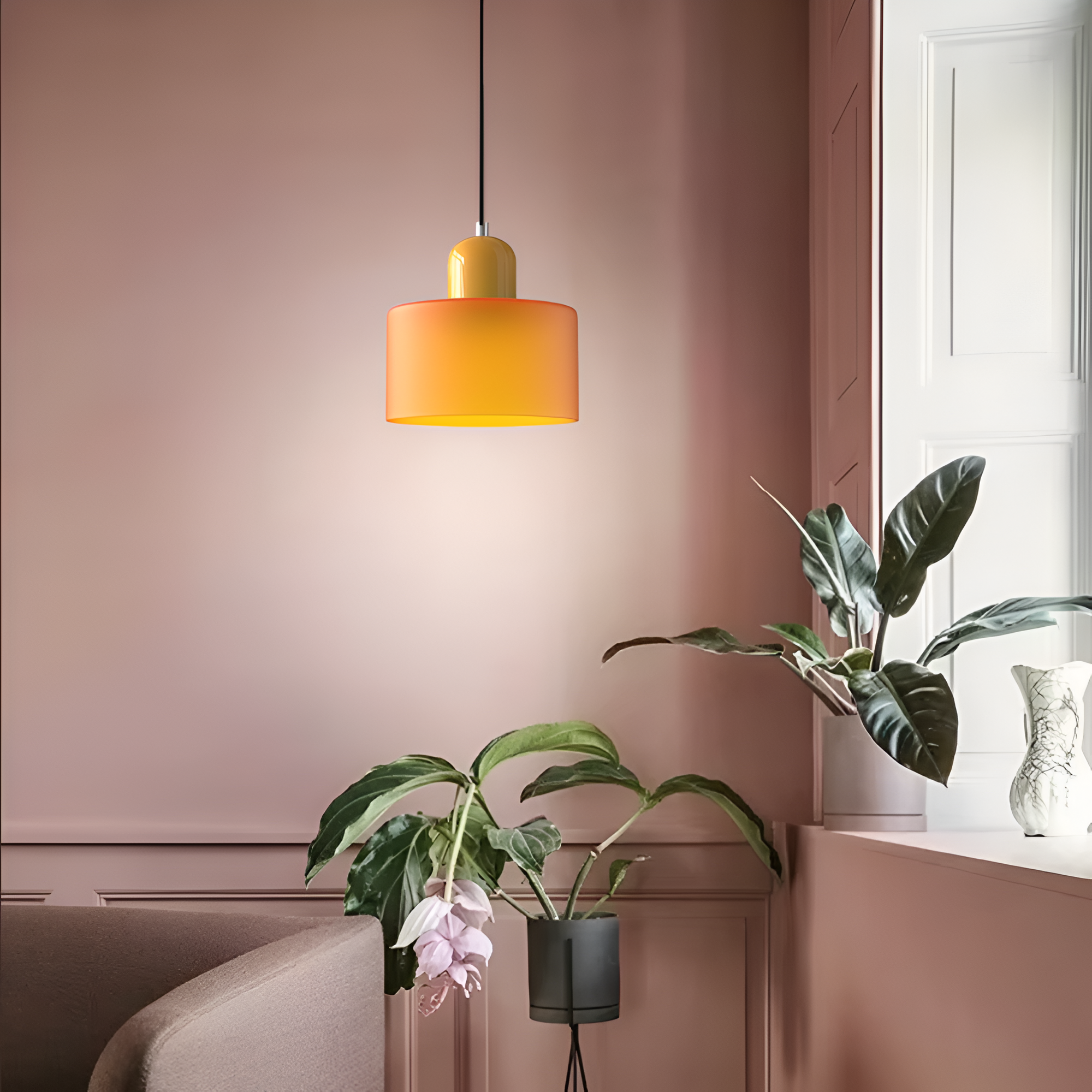 Nordic Glass Shade Pendant Light