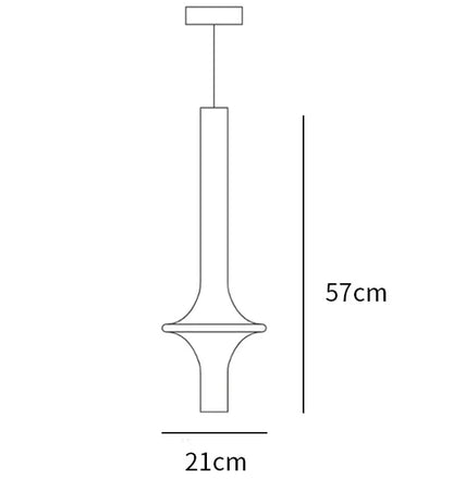 Nordic Glass Penta Wonder Hanglamp