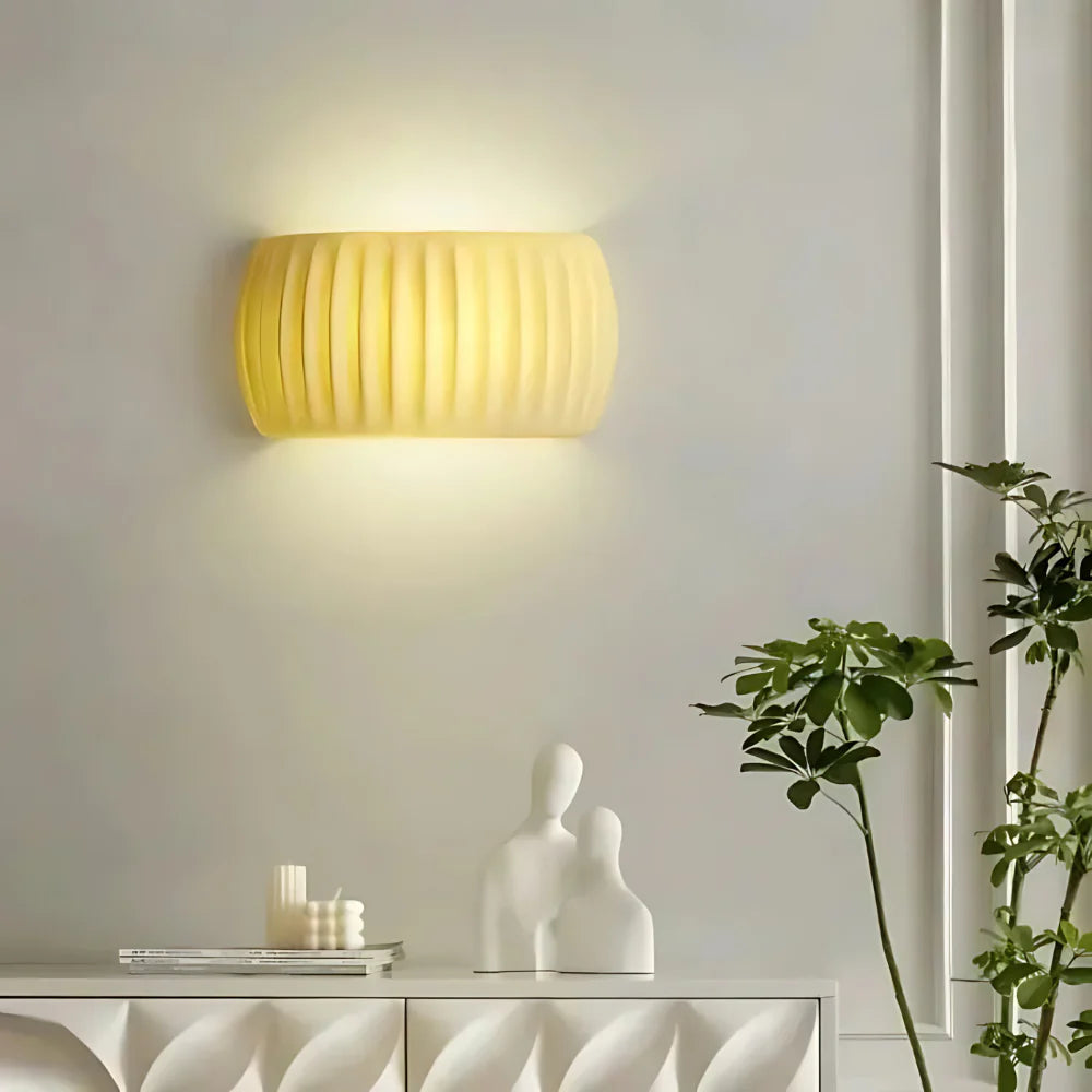 Die Sonne der Art Deco Harzwandlampe