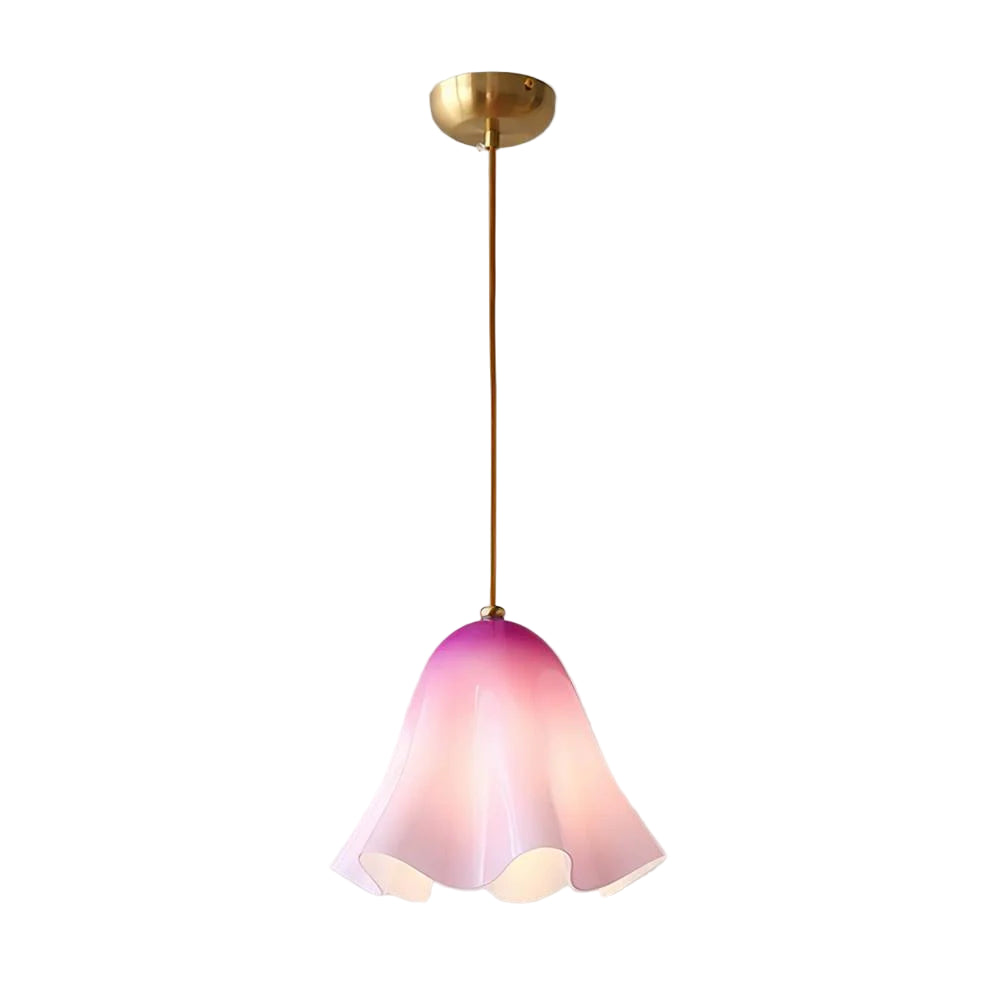 Aurelia Bloom Bellflower Glass Pendant Light