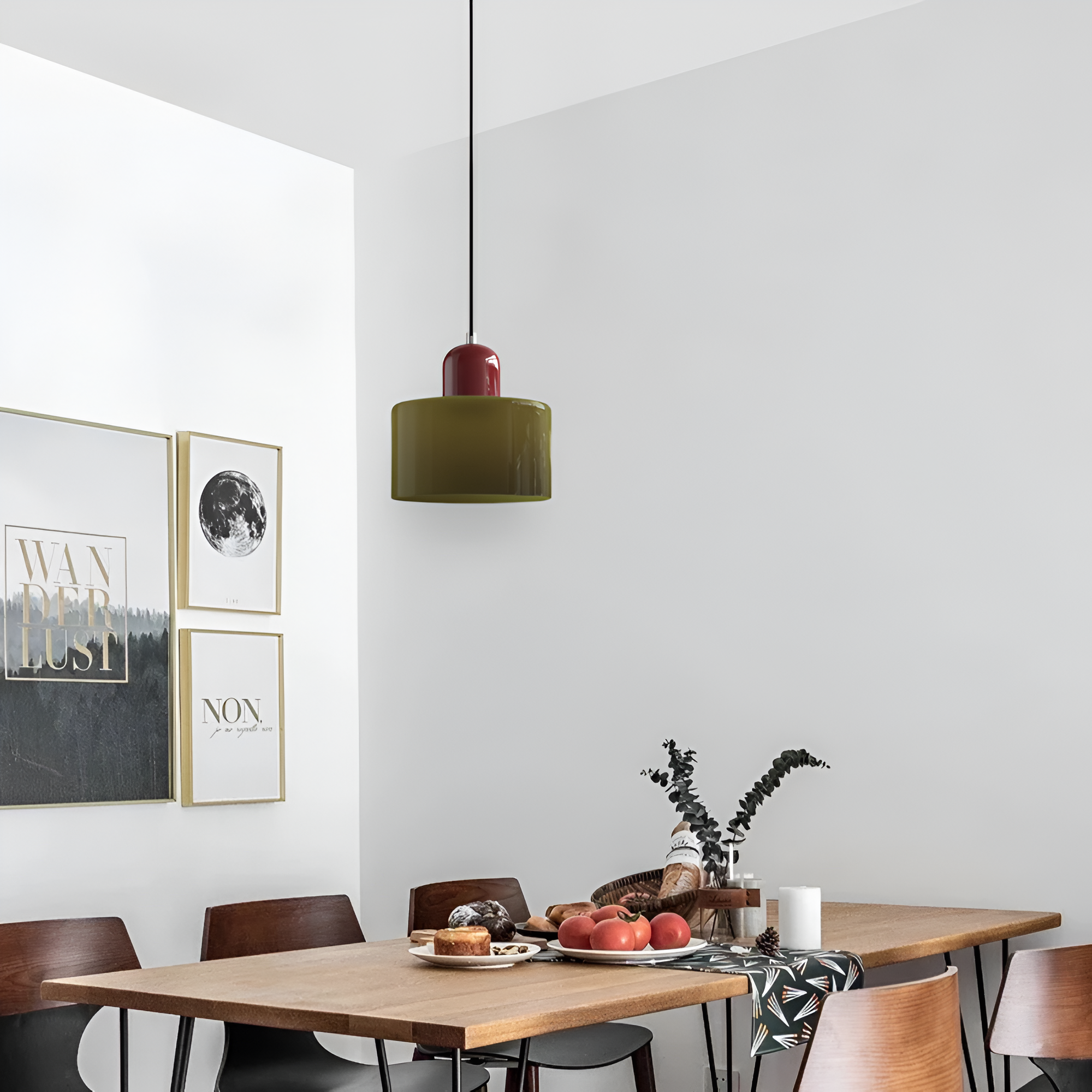 Nordic Glass Shade Pendant Light