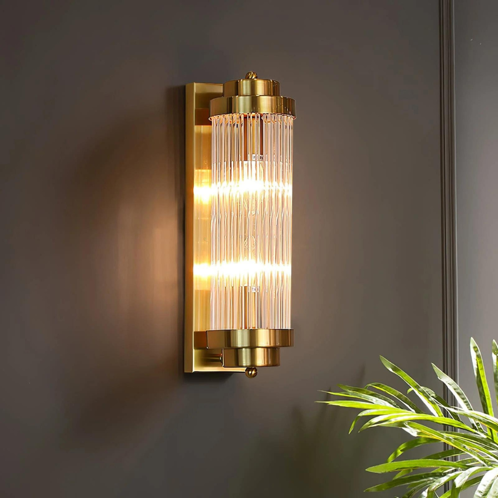 The Offset Pillar Wall Lamp