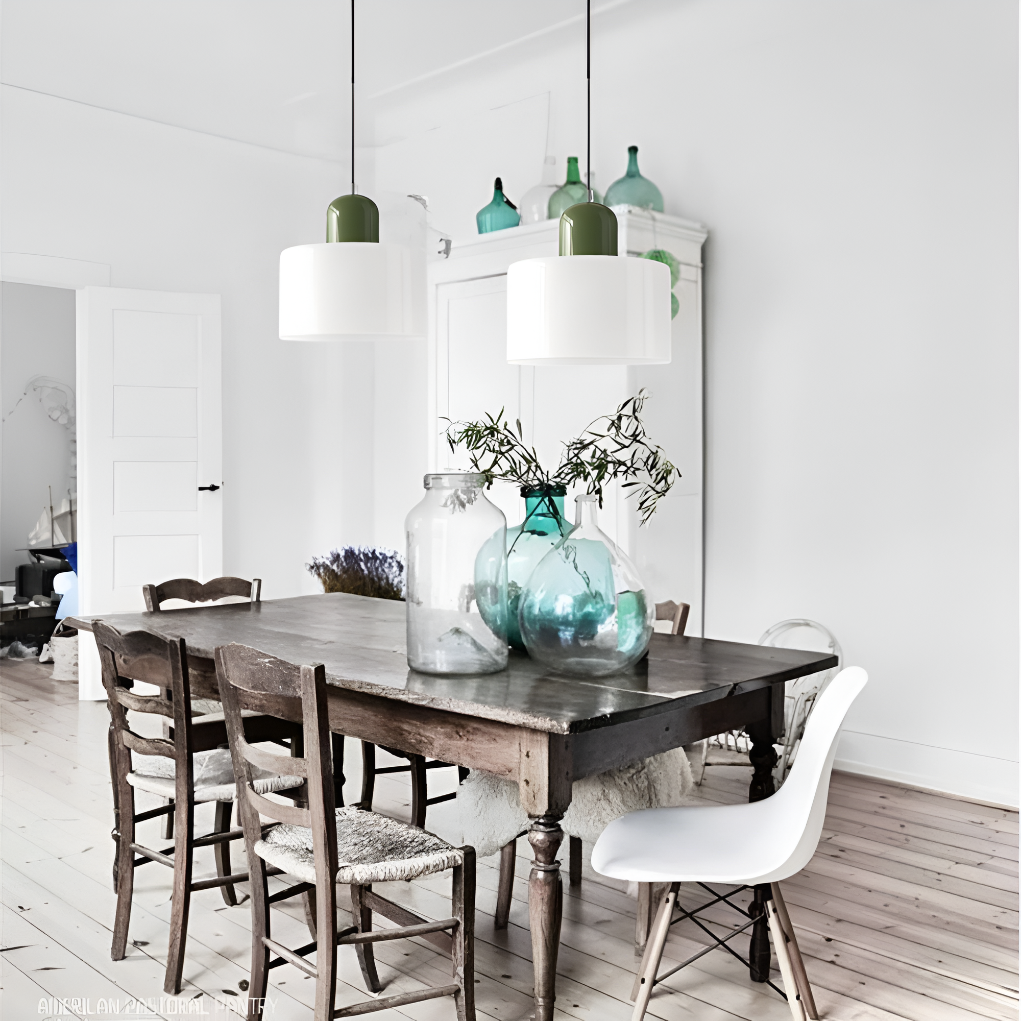 Nordic Glass Shade Pendant Light