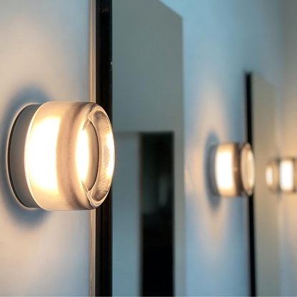 The Luminous Dimple Aluminium Wall Light