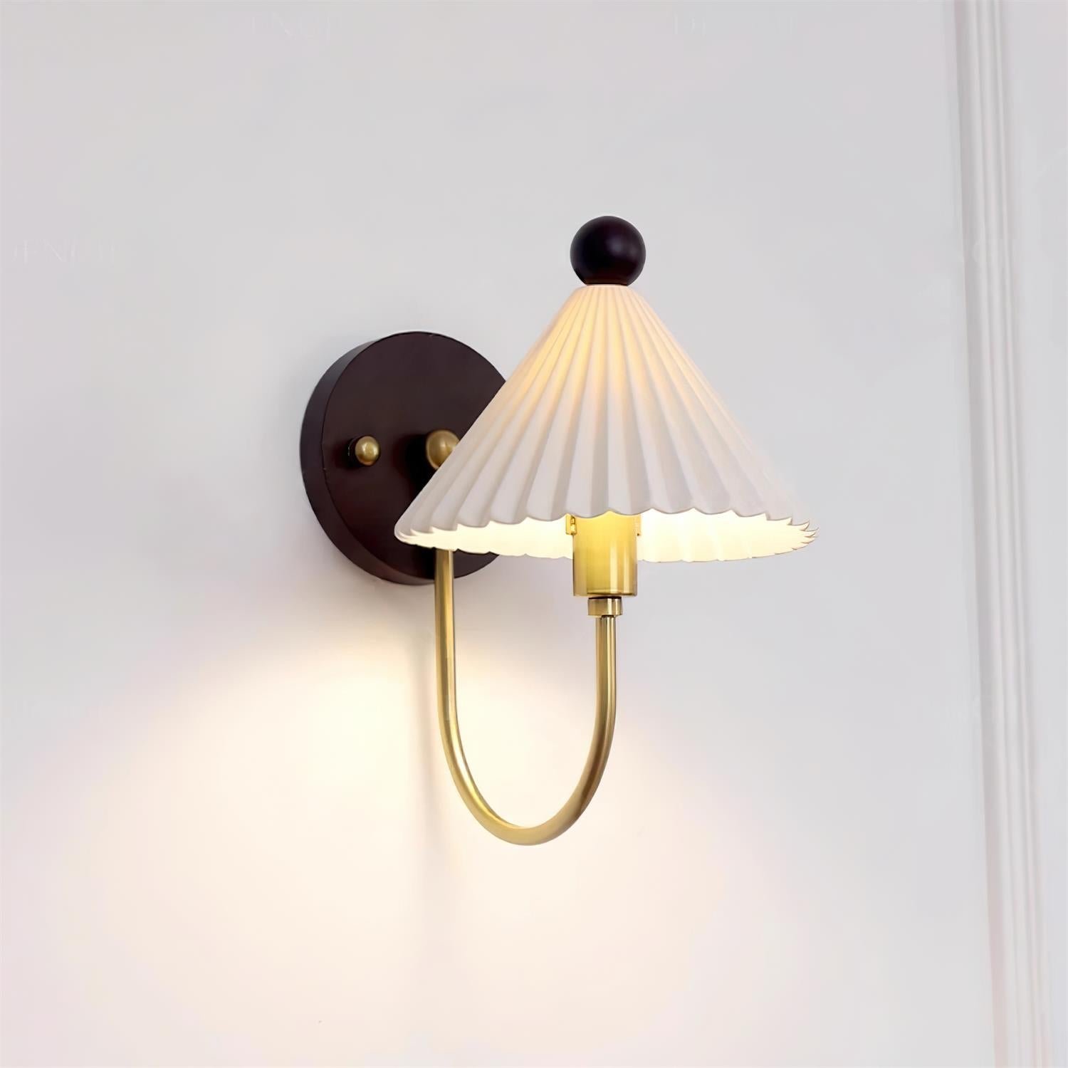 Noordse Massief Houten Bedlamp Wandlamp