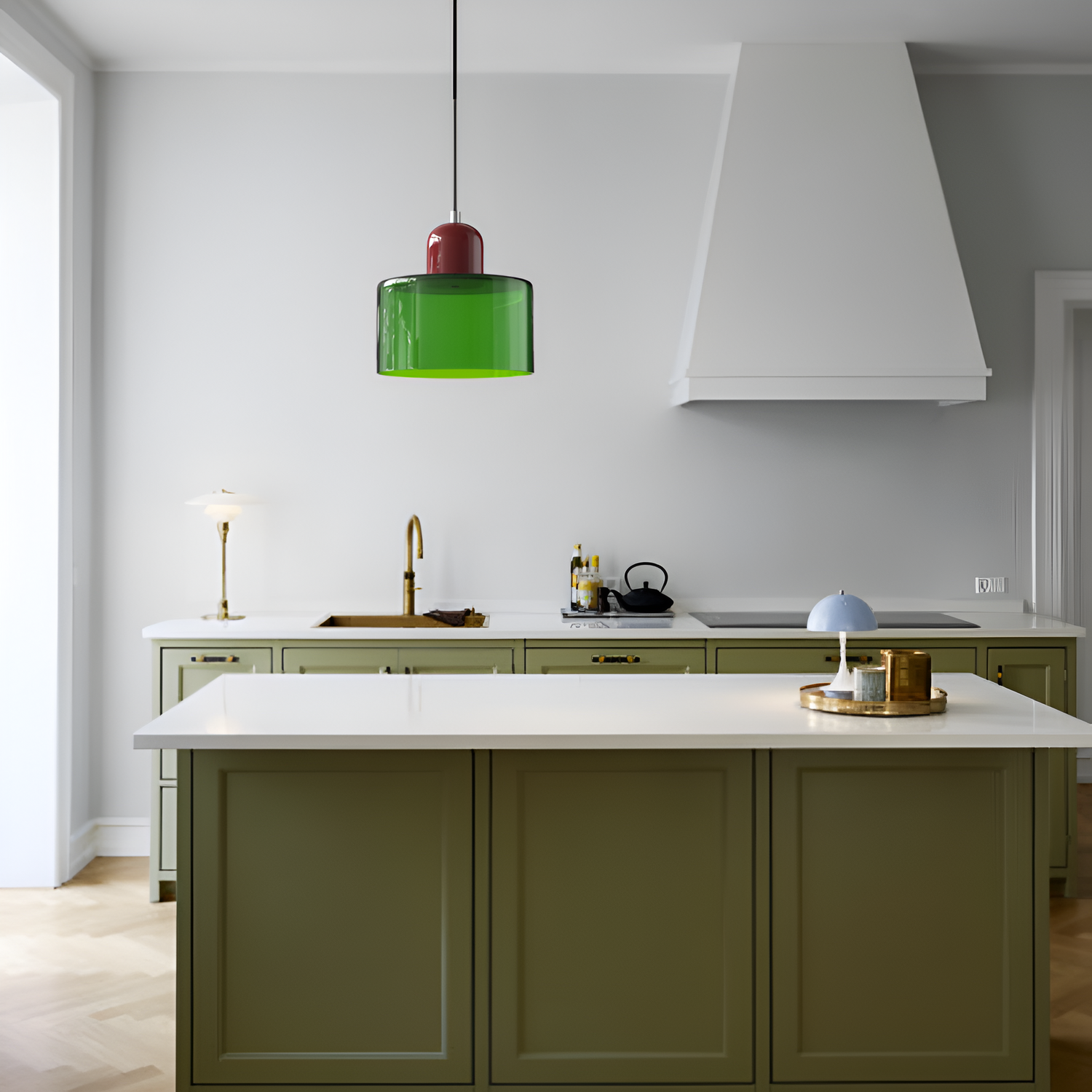 Nordic Glass Shade Pendant Light