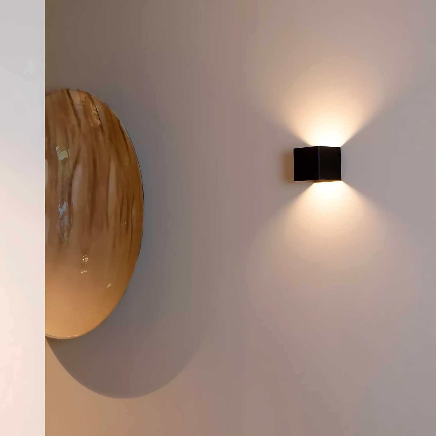 De Heldere Vierkante Oplaadbare Wandlamp