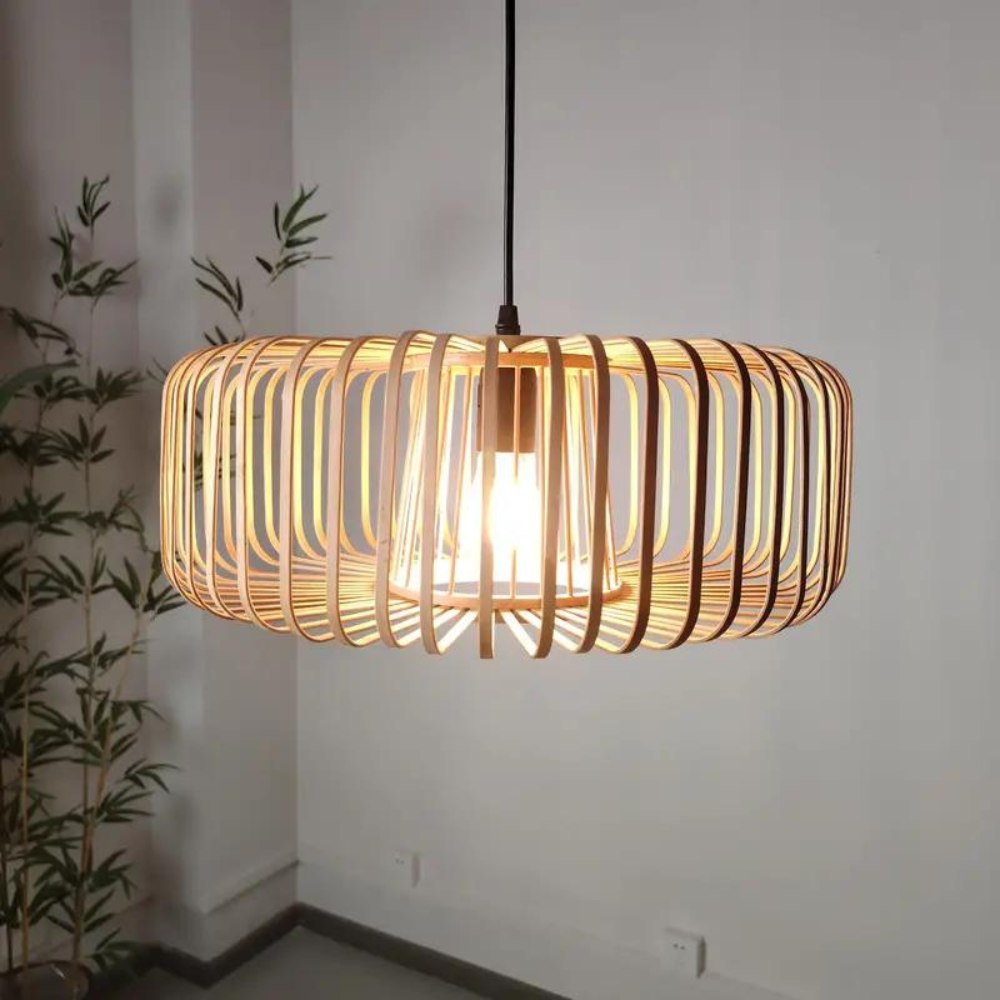 The Solar Illusion Bamboo Pendant Lamp