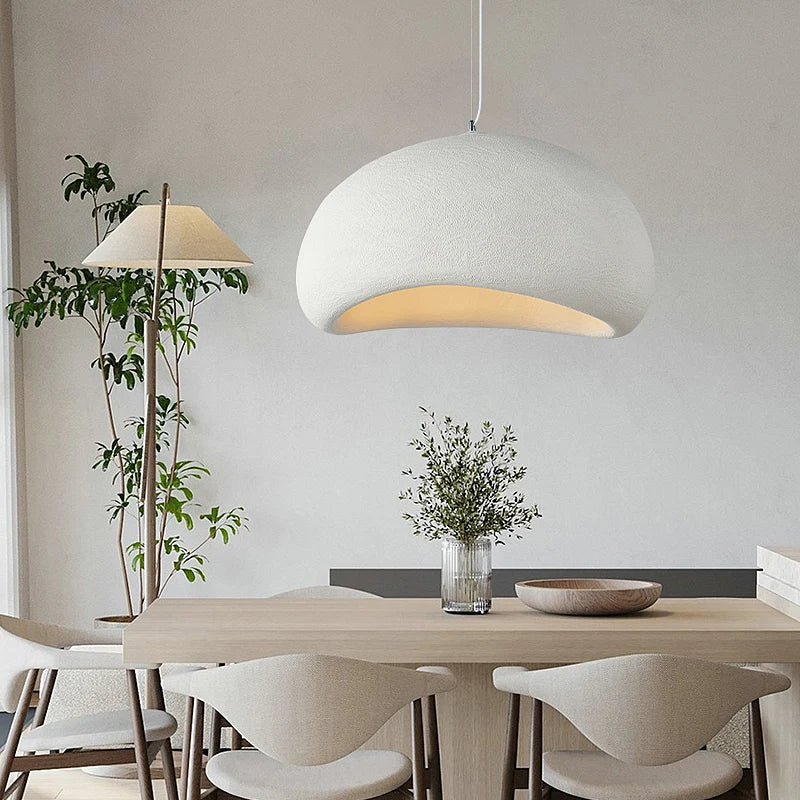 Nordic Wabi Sabi Fiberglass Pendant Light