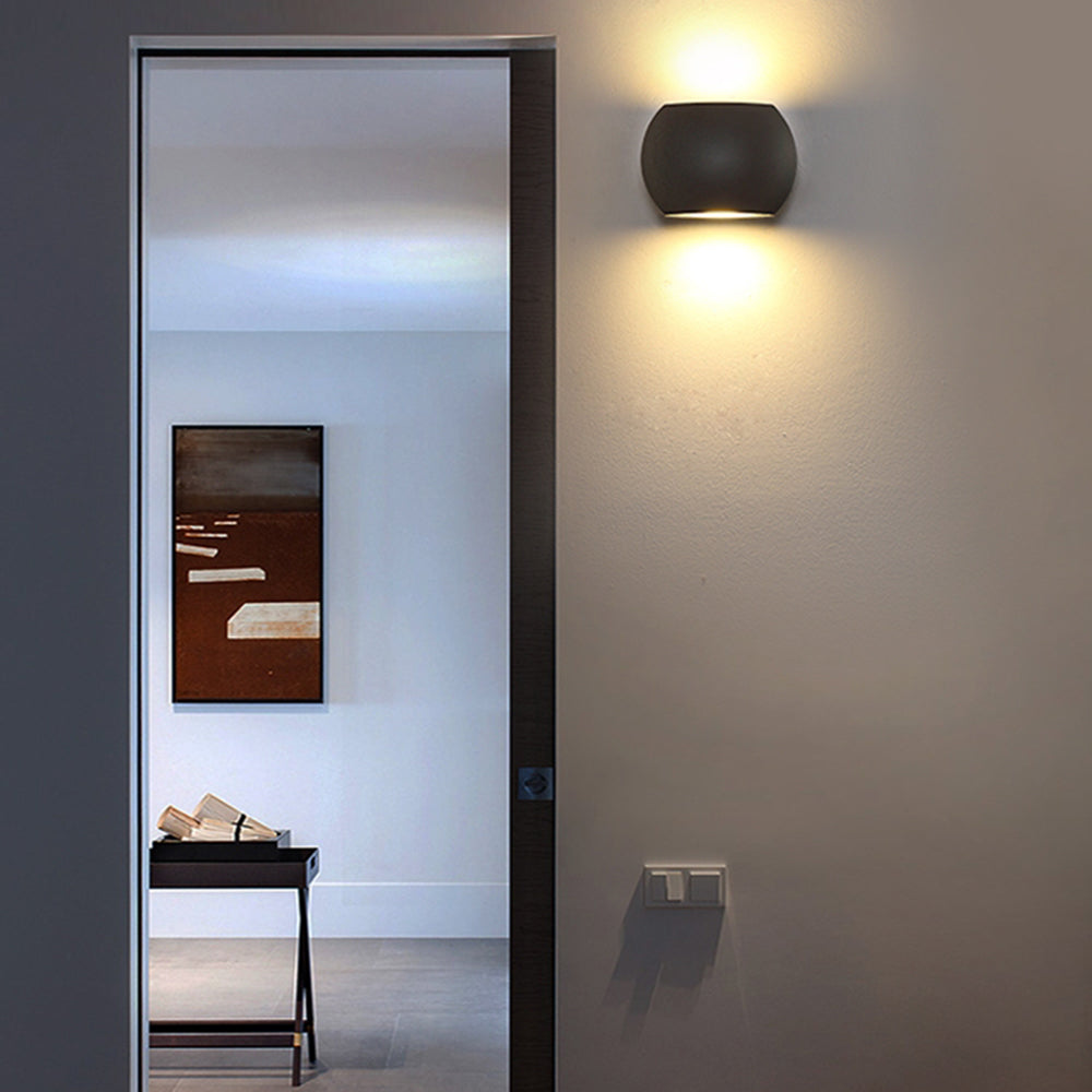 Lampe murale extérieure étanche IP65 géométrique minimaliste