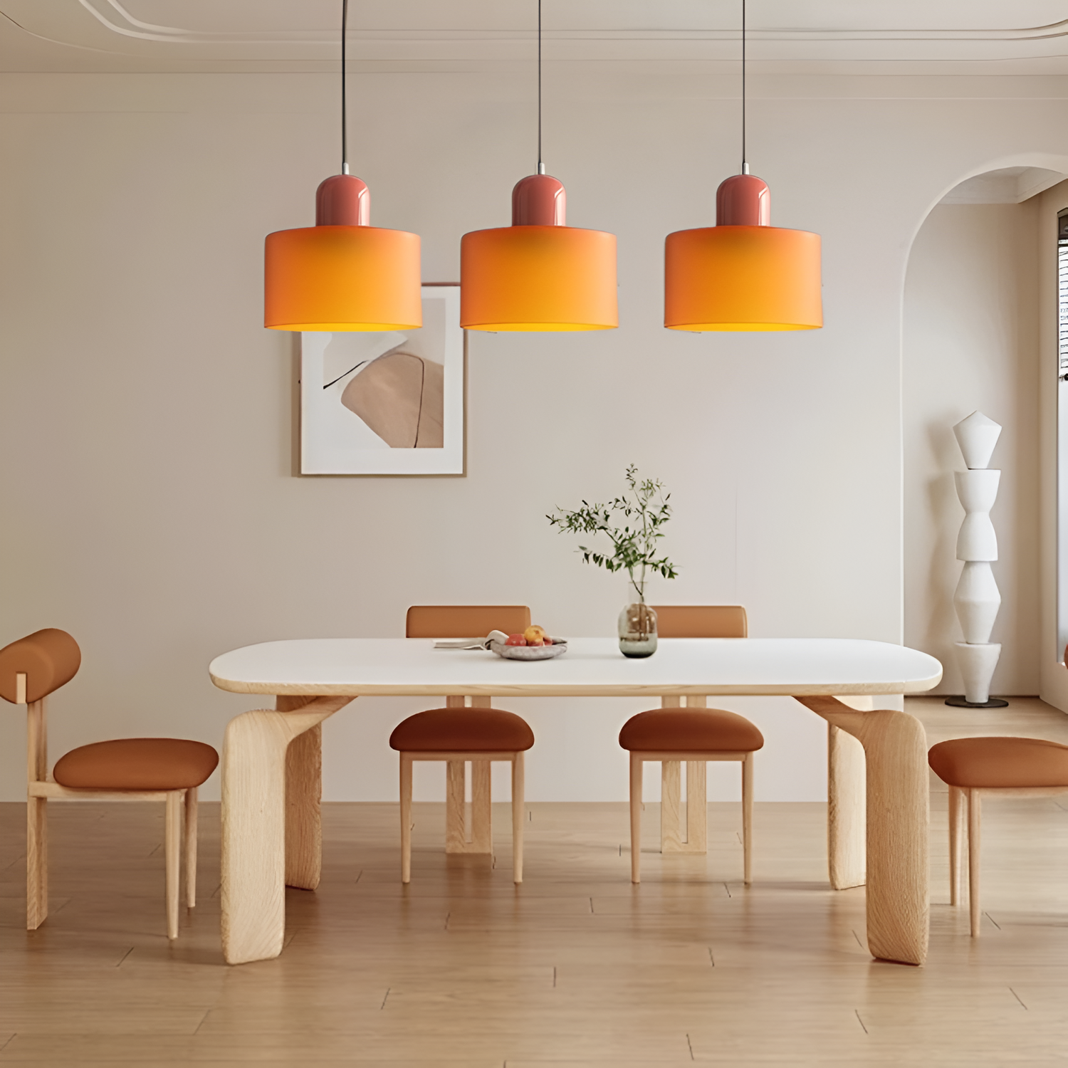 Nordic Glass Shade Pendant Light