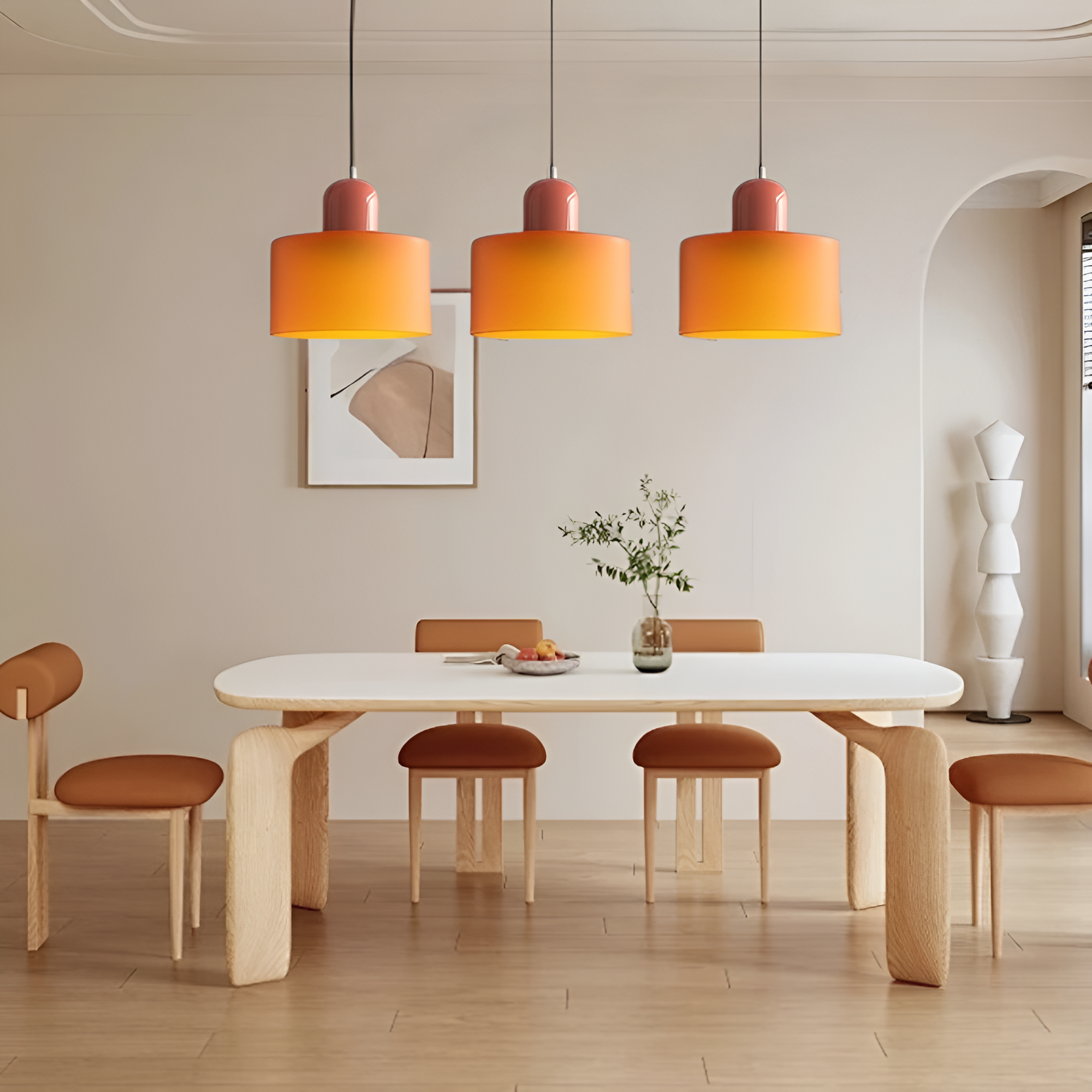 Nordic Glass Shade Pendant Light