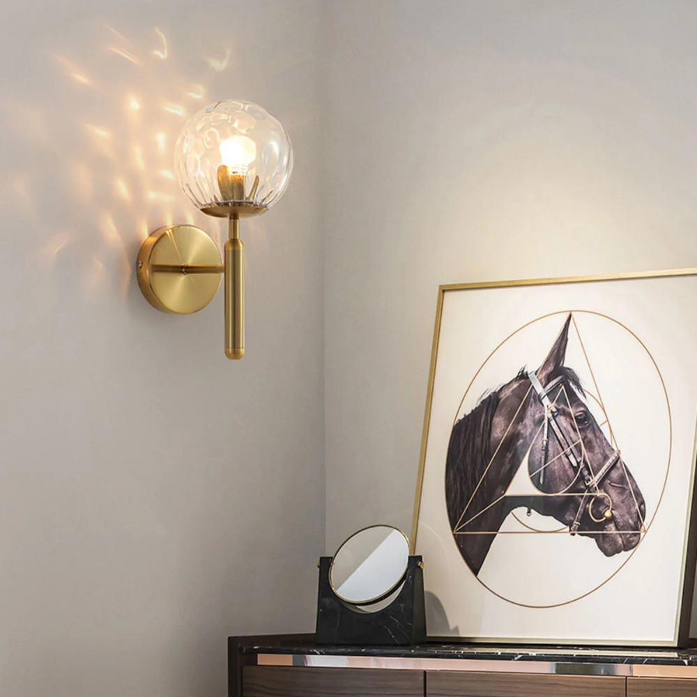 Minimalist Globe Mystical Radiance Wall Lamp