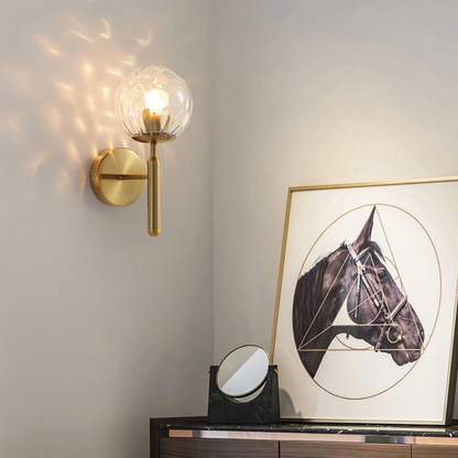 Minimalist Globe Mystical Radiance Wall Lamp