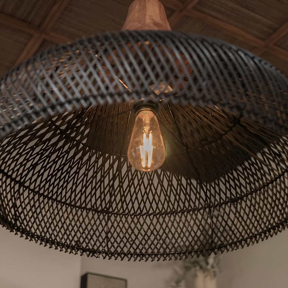 Bohemian Rattan Pendant Light