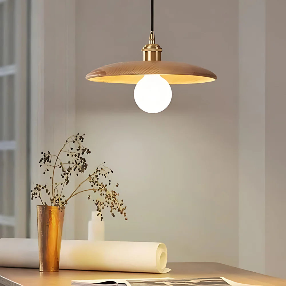 Charming Wooden Ceiling Light