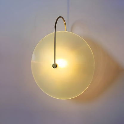 Modern Nordic Round Glass Wall Lamp