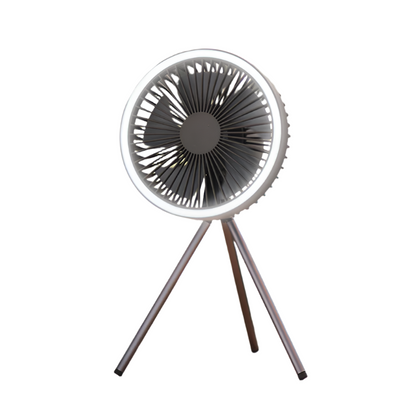 Ventilateur lumineux de camping portable et multifonction