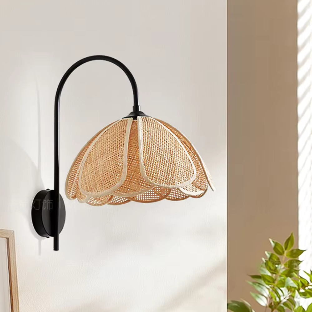 The Glow of Rattan Wall Lamp