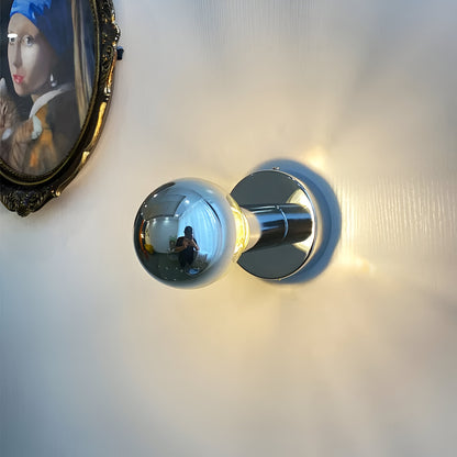 Bonnie Retro Iron Spherical Glass Wall Light