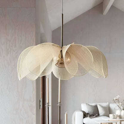 Nordic Fabric Flower Pendant Light