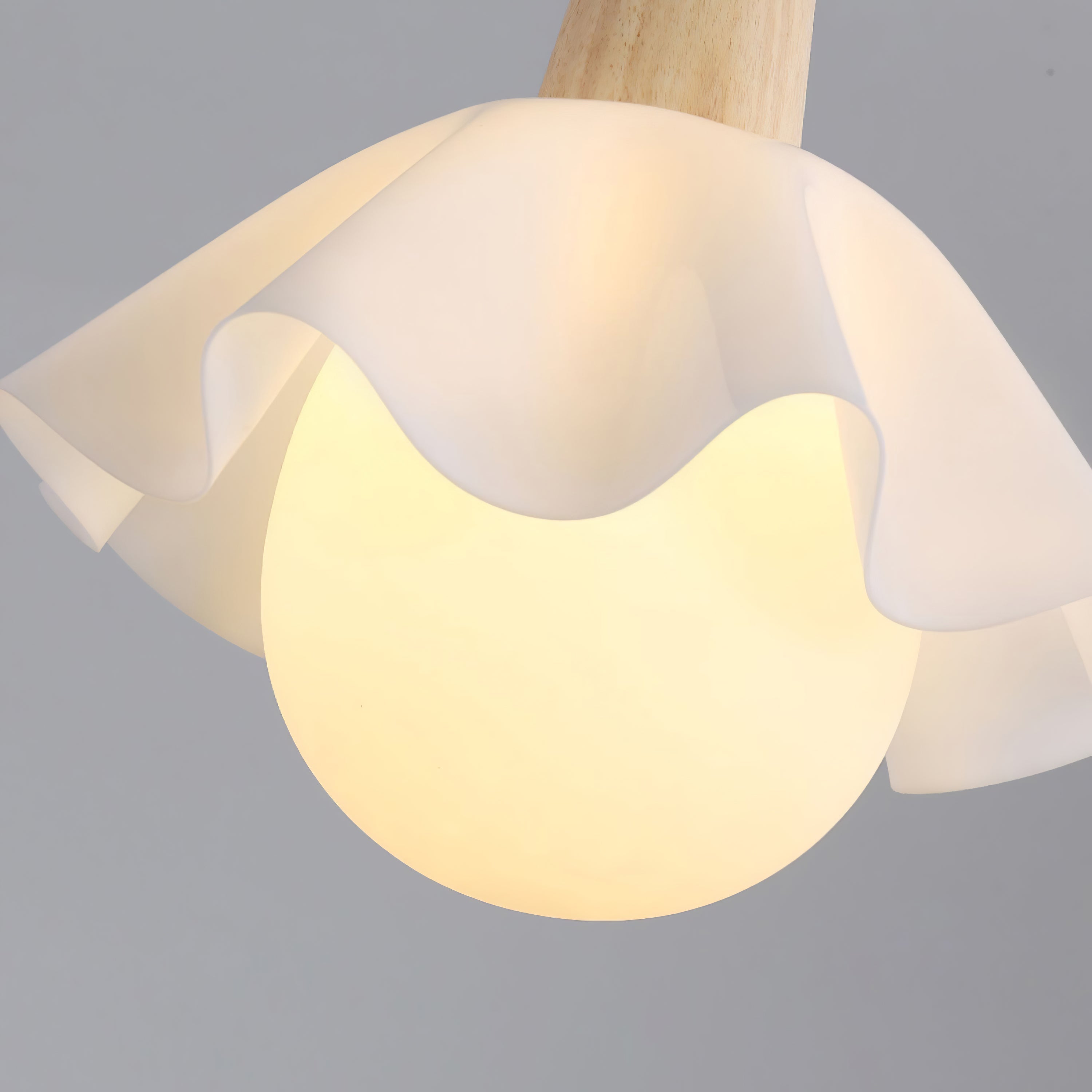 Noordse Stijl Houten Bloem Pendant Lamp