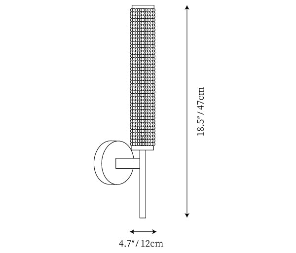 Aplique de pared Baldassare