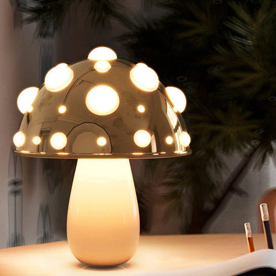 Lampe de table LED champignon créatif contemporain