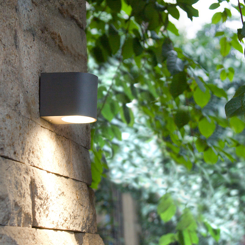 Minimalist Metal Square  IP65 Waterproof Outdoor Wall Lamp