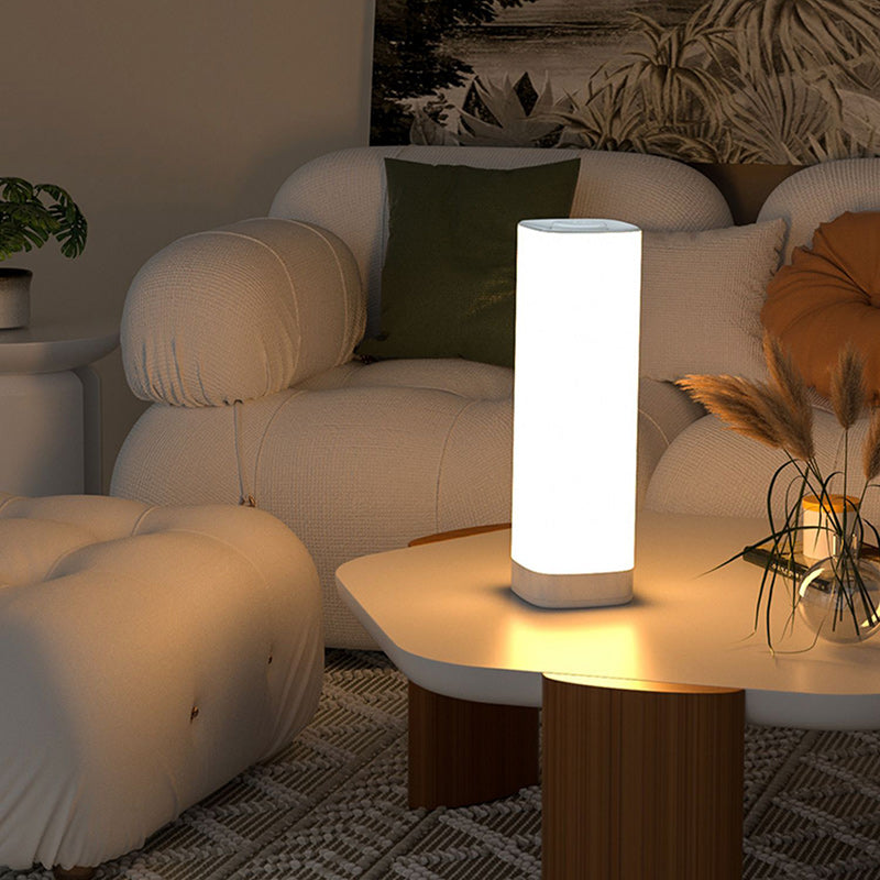 Acrylic Column Shade USB LED Table Lamp