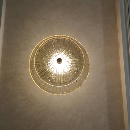 Round Crystal Wall Lamp