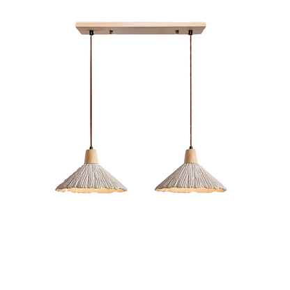 Cream Retro Wabi-Sabi LED Pendant Light