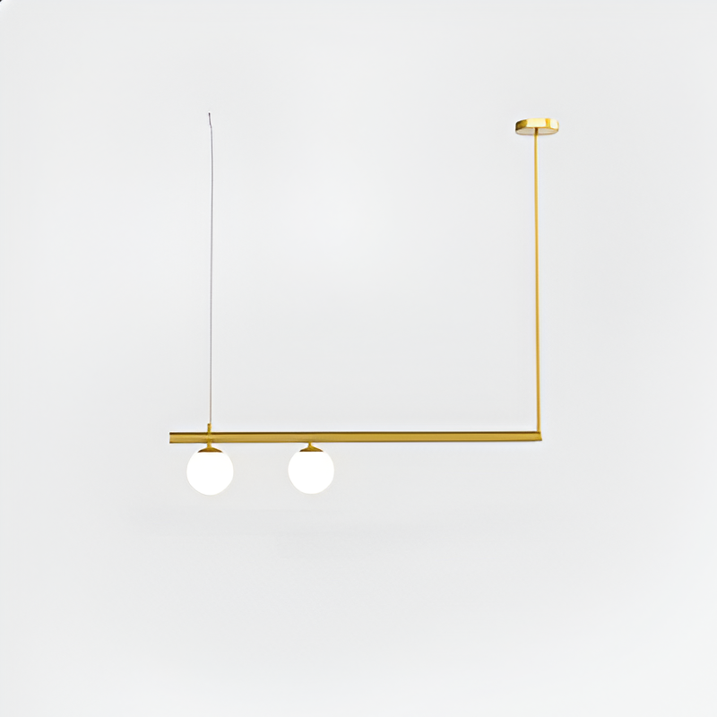 Nordic Glass Linear Luxury Pendant Light