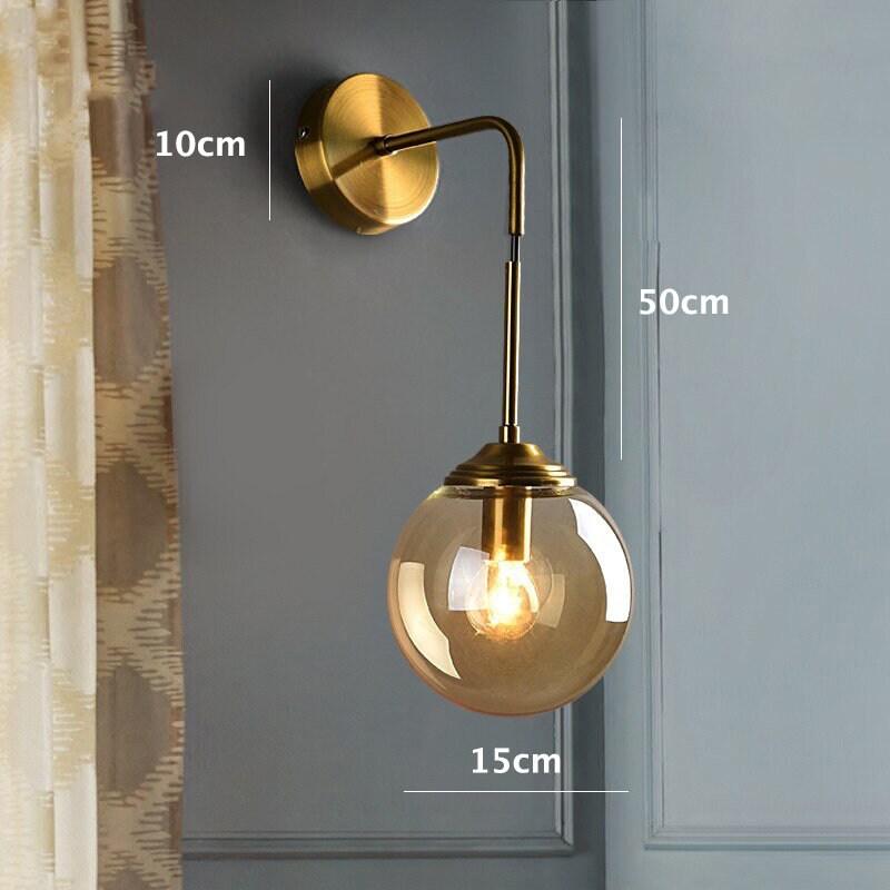 Shiny Nordic Globe Wall Lamp